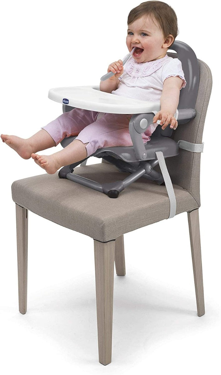 Chicco Booster Seat Pocket Snack - Dark Grey Chicco Yallatoys