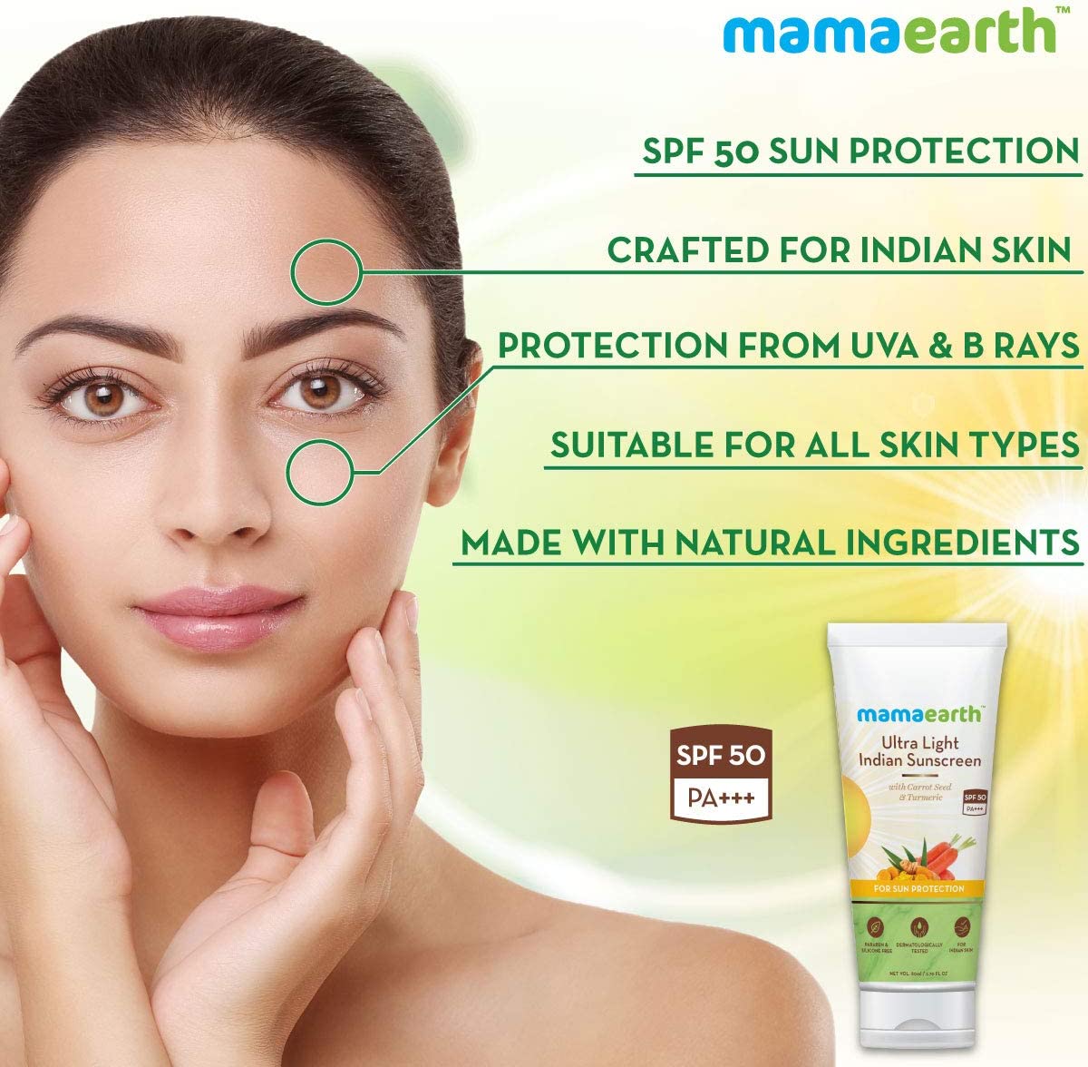 Reg Ultra Light Sunscreen Spf50 Pa 80Gm Mamaearth Yallatoys