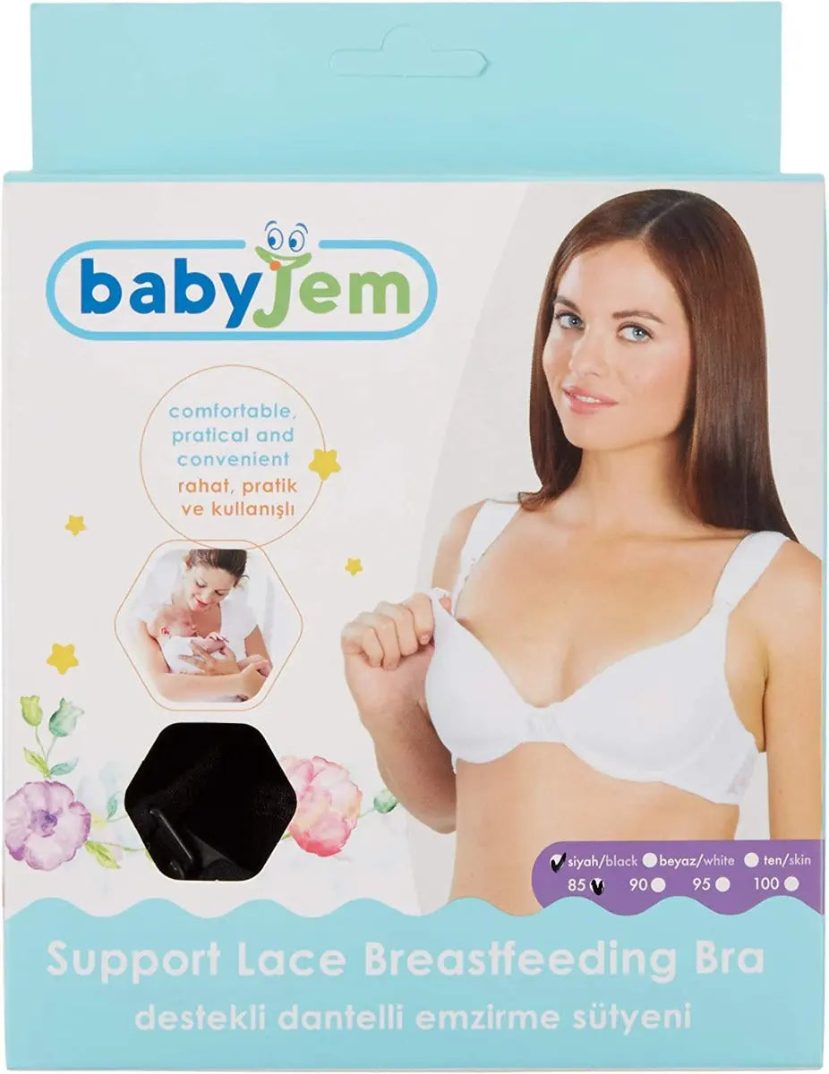 Babyjem Maternity Nursing Bra Black Babyjem