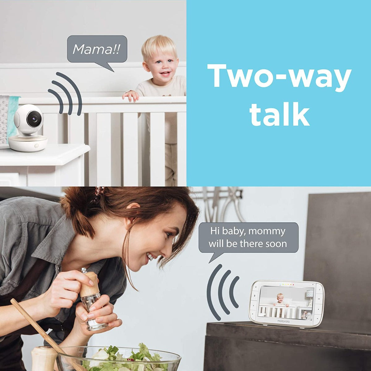 Motorola  5.0â€? Portable Video Baby Monitor Motorola Yallatoys