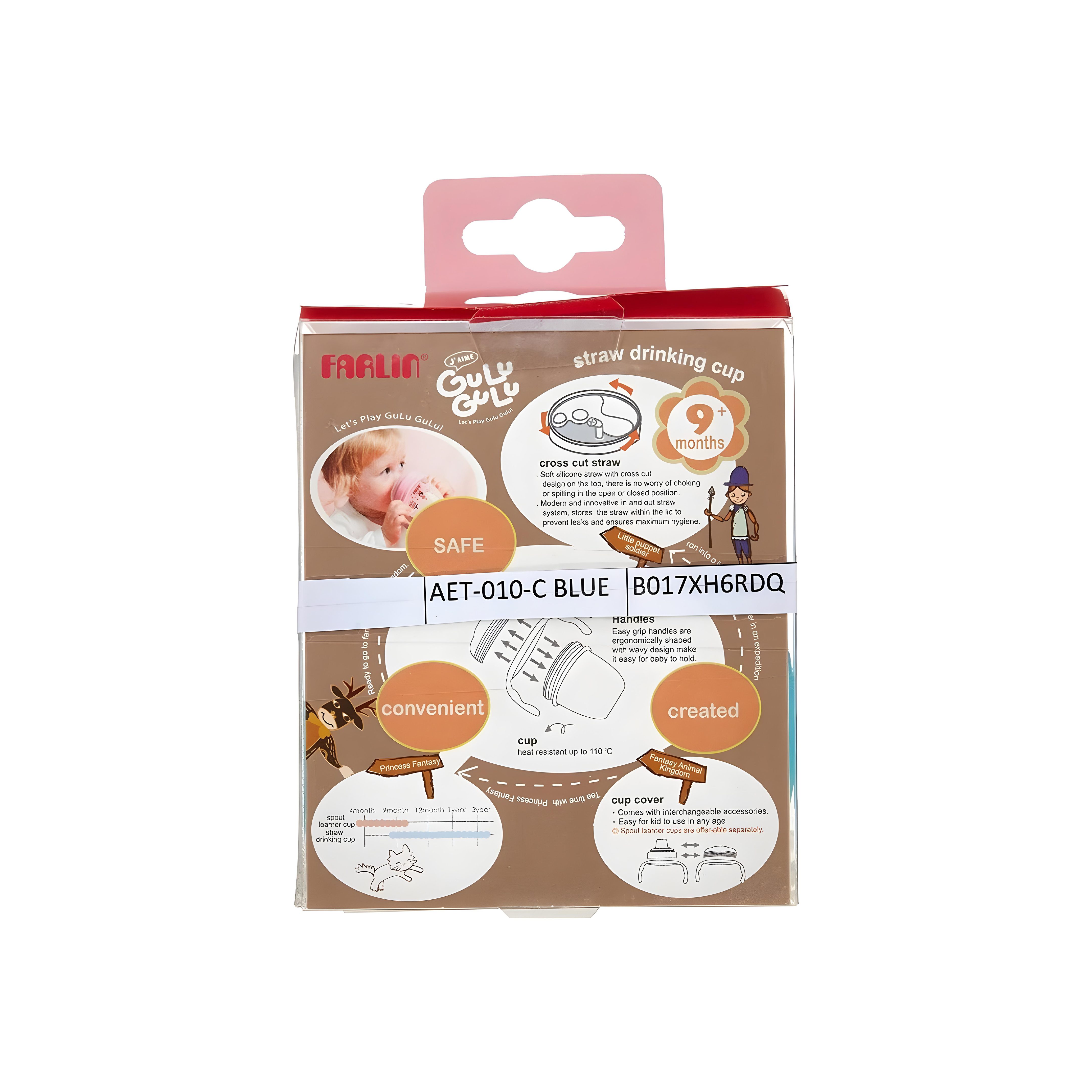 Farlin Gulu Straw Drinking Cup 120Ml Farlin Yallatoys