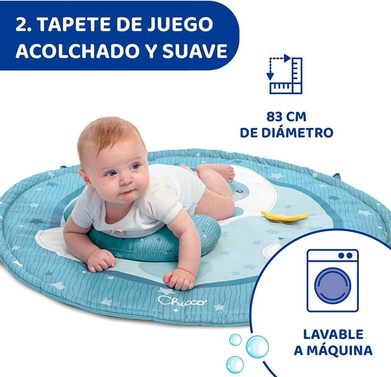 Chicco First Dreams Enjoy Colors Playgym - Blue Chicco Yallatoys