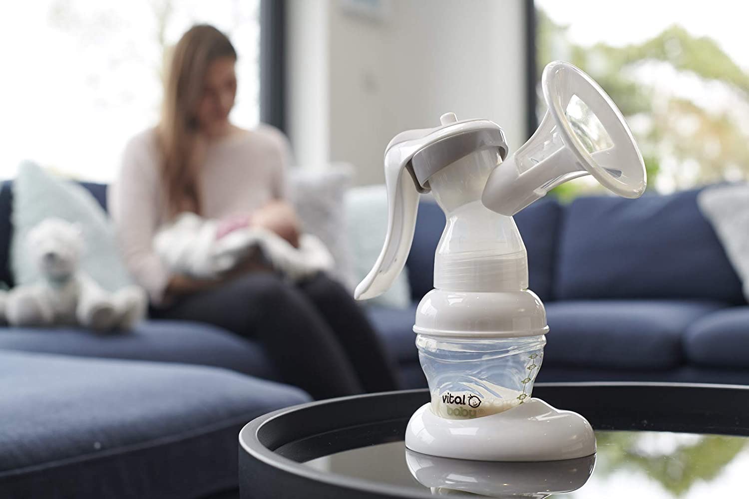 Vital Baby  Nurture Flexcone Manual Breastpump White Vital Baby Yallatoys