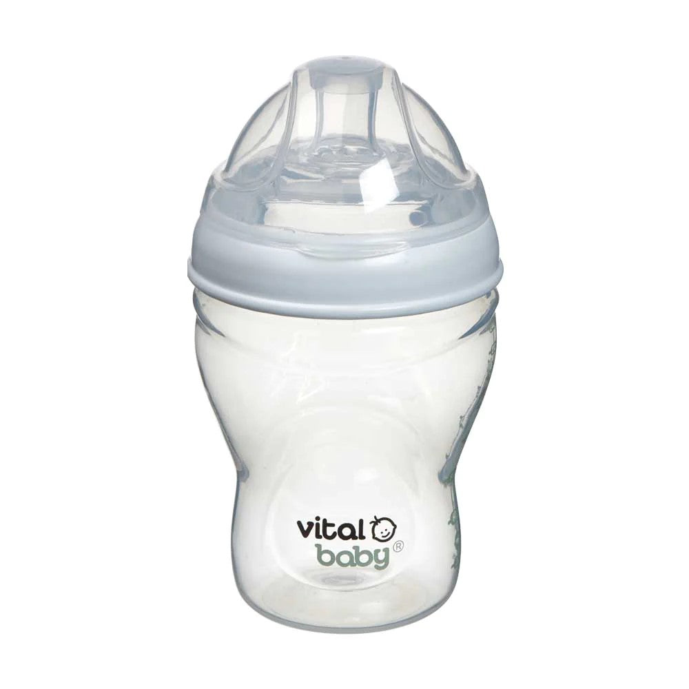 Vital Baby  Nurture Perfectly Simple Feeding Bottle 240Ml 3Pk  0 Months+ Vital Baby Yallatoys