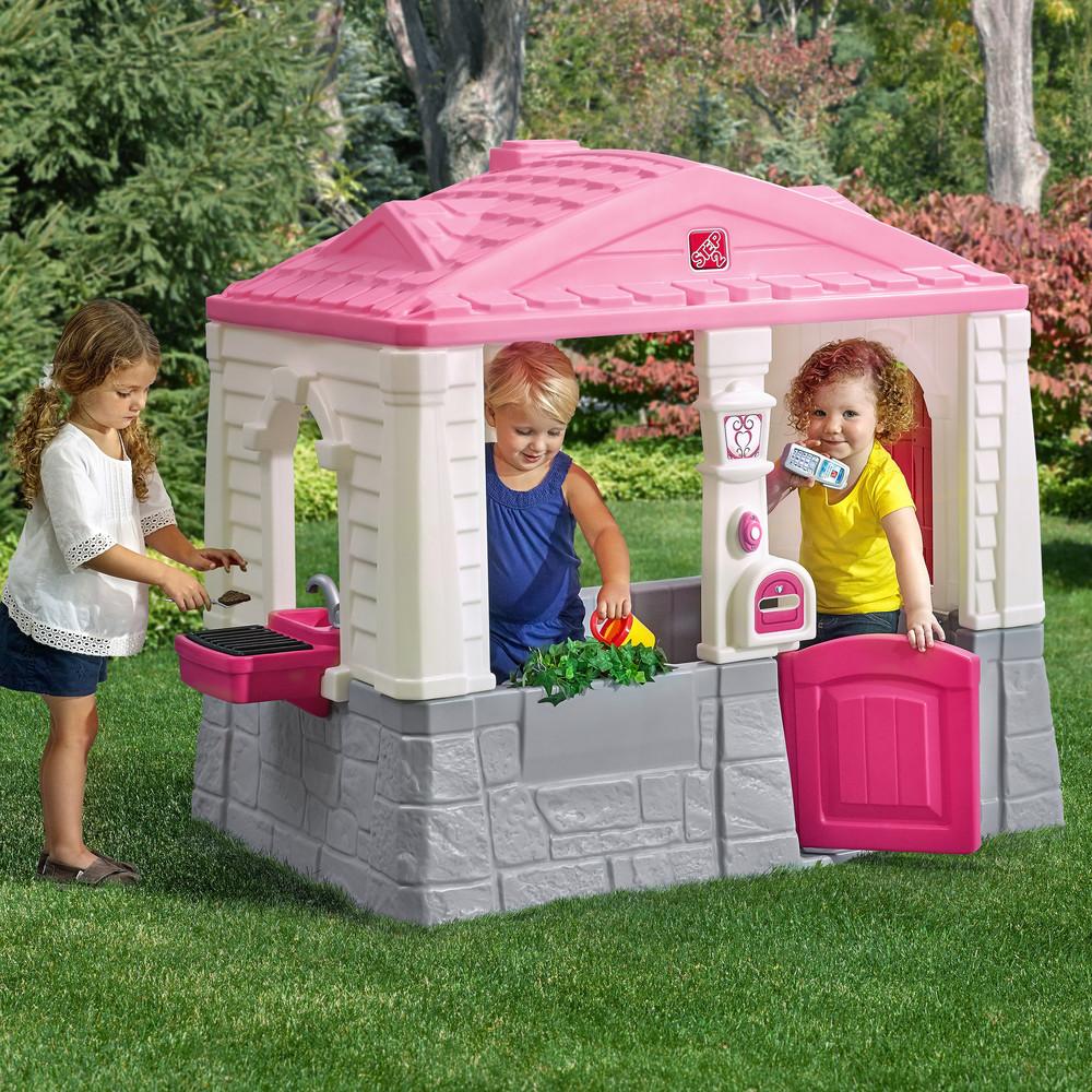 Buy Step2 Neat & Tidy Cottage Playhouse Pink | Yallatoys.com