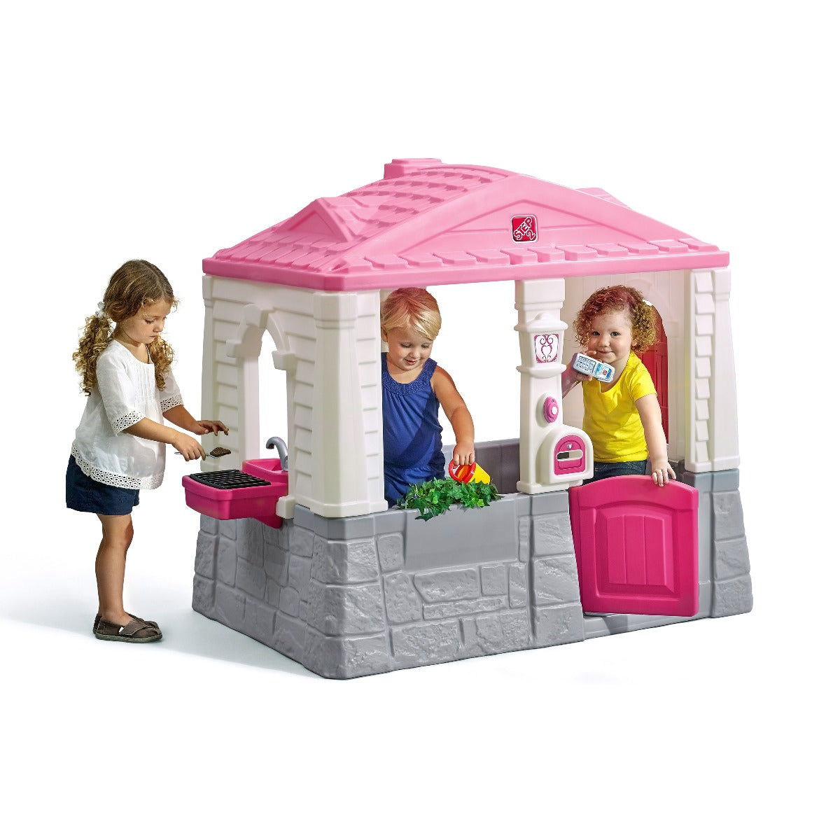 Buy Step2 Neat & Tidy Cottage Playhouse Pink | Yallatoys.com