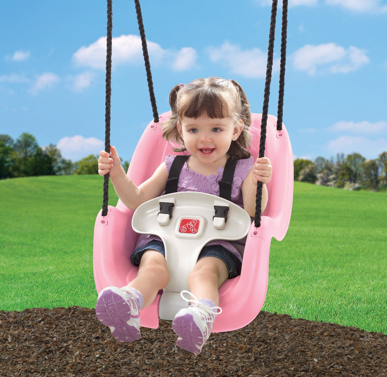 Buy Step2 Infant To Toddler Swing Pink | Yallatoys.com