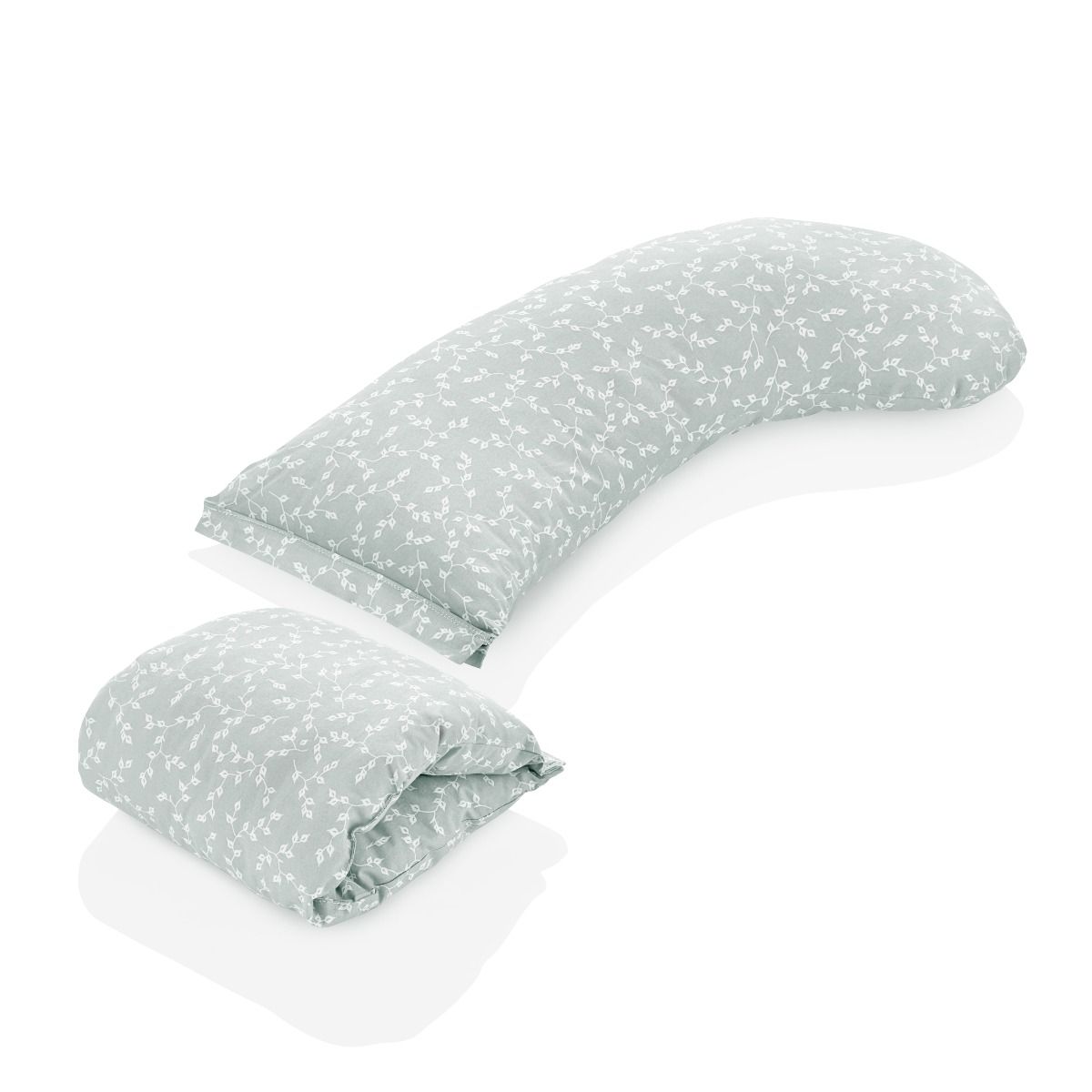 Babyjem Head Supported Breastfeeding Cushion Green Flower Babyjem Yallatoys
