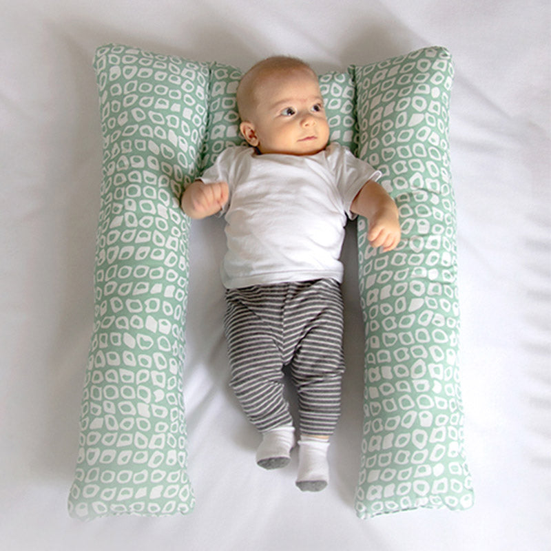 Babyjem Babynest U Shape  Pillow Green Square Babyjem Yallatoys