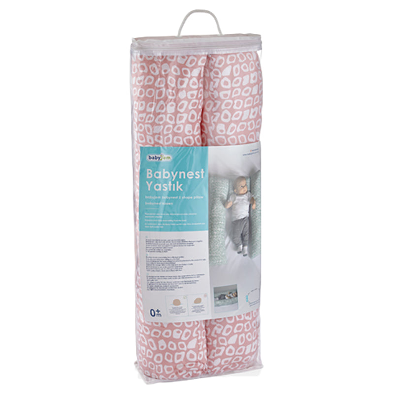 Babyjem Babynest U Shape  Pillow Pink Square Babyjem Yallatoys