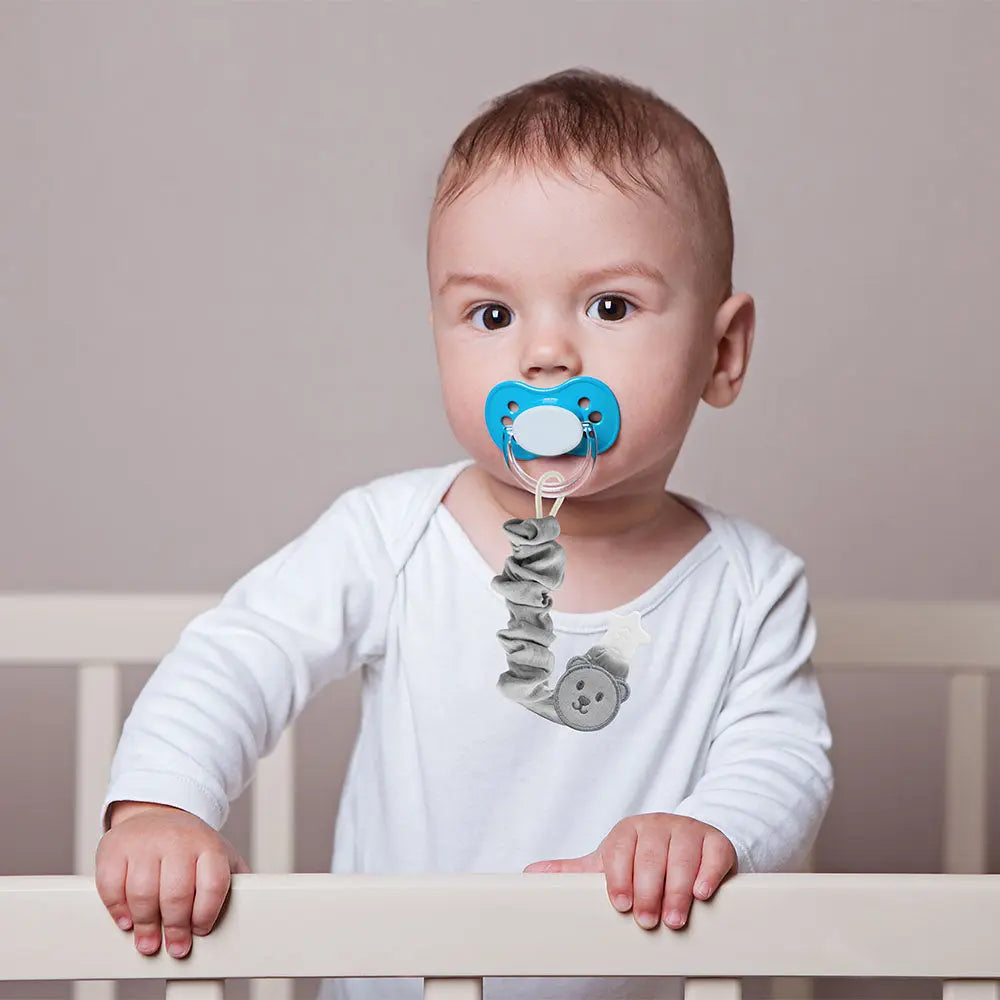 Babyjem Pacifier Hanger With Raw Silk Material(Muslin  0 Months+ - 1 Babyjem Yallatoys