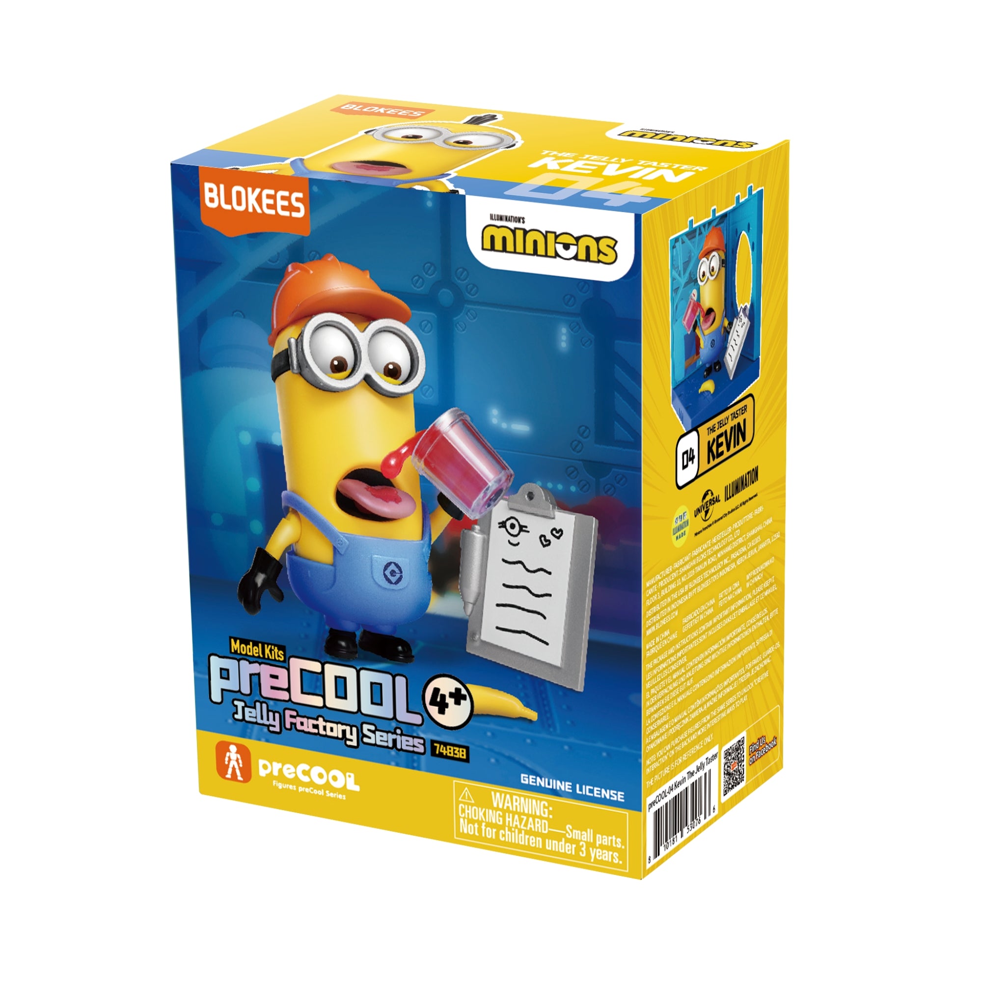 Blokees Minions Precool Kevin the Jelly Tester Blokees Yallatoys