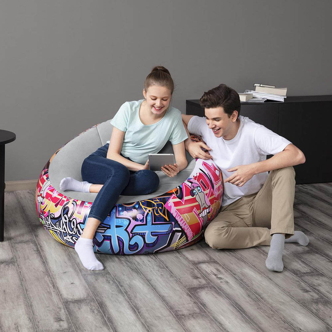 Buy Bestway Graffiti Inflate-A-Chair | Yallatoys.com