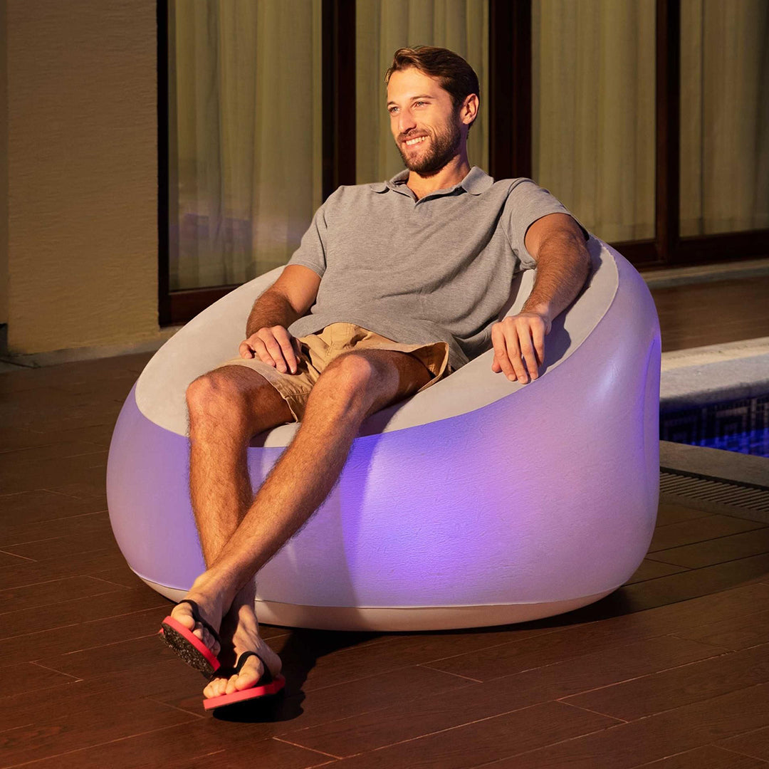Buy Bestway Luxury Outdoor LED Chair 40 x 38 | Yallatoys.com
