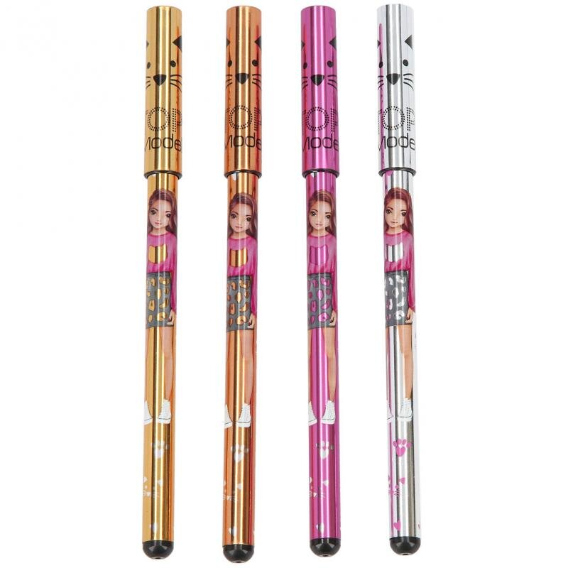 Buy Top Model Glitter Metallic 4 Gel Pen Set | Yallatoys.com