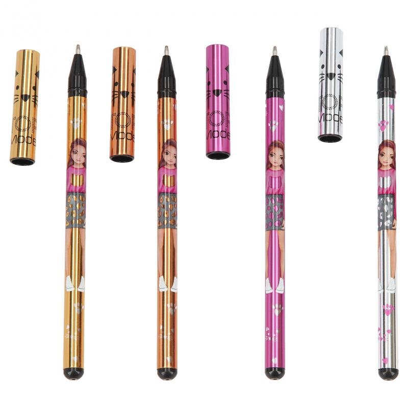 Buy Top Model Glitter Metallic 4 Gel Pen Set | Yallatoys.com