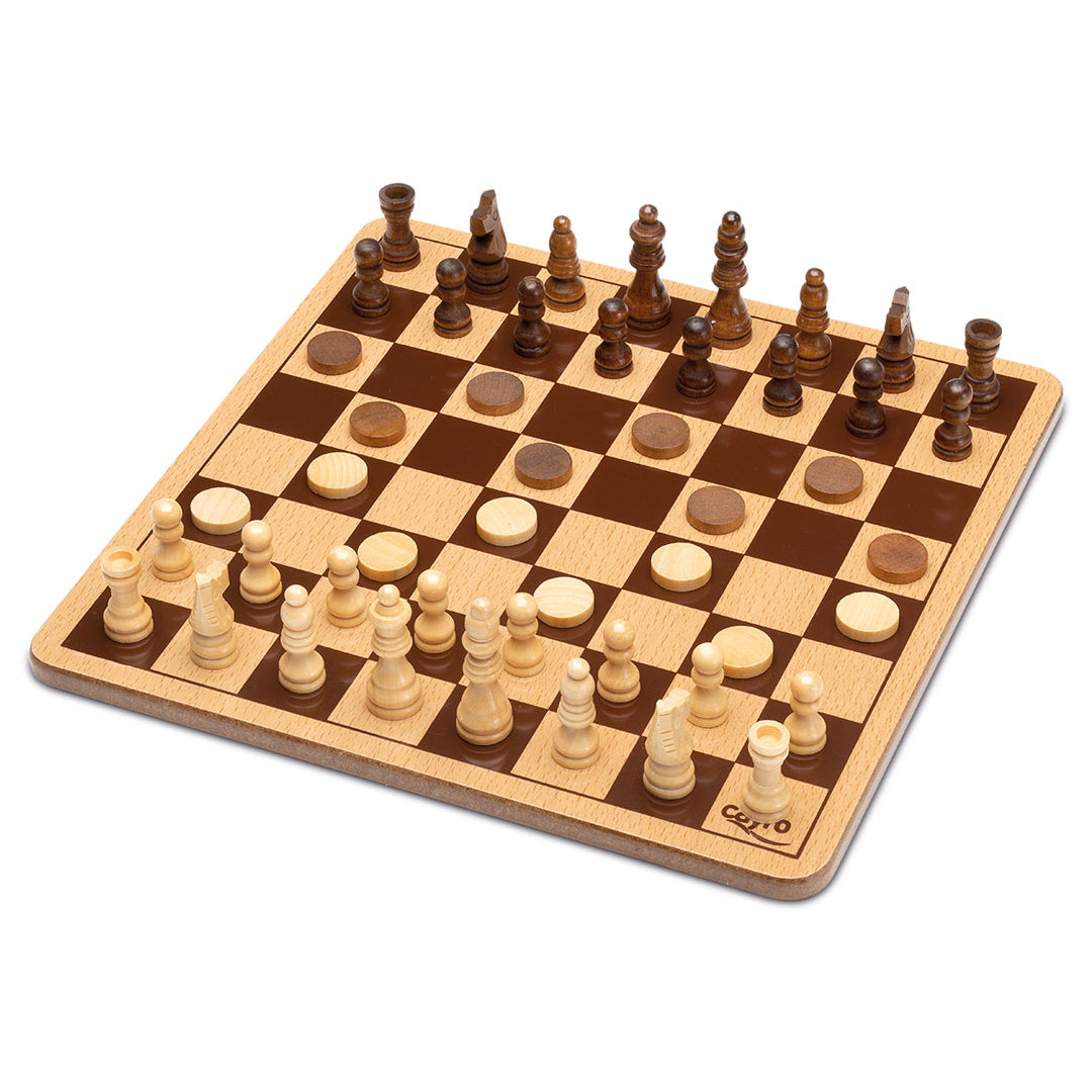 Buy Cayro Chess And Draughts Metal Box | Yallatoys.com