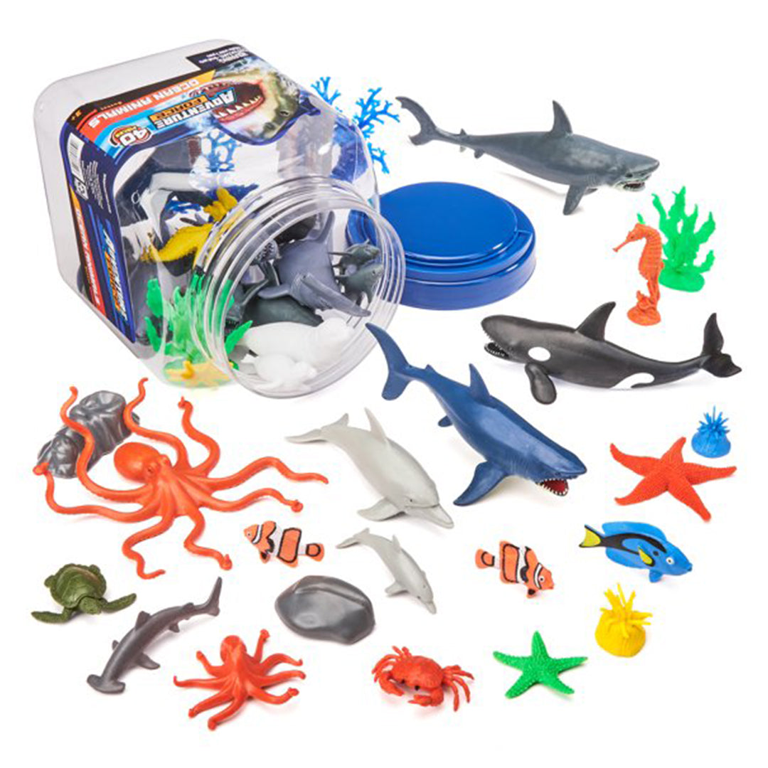 Buy Boley Adventure Force 40-Piece Jumbo Bucket Play Set Ocean Animals | Yallatoys.com
