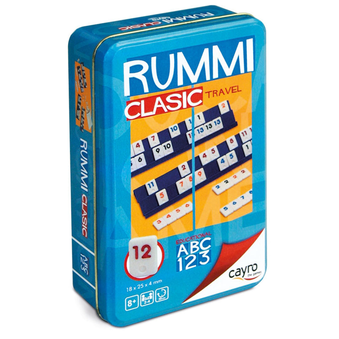 Buy Cayro Rummi on the go Traditional game Board game Development of cognitive skills and logical Math Board game | Yallatoys.com