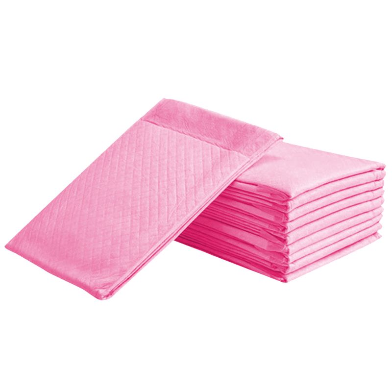 Star Babies Disposable Changing Mats 45X60Cm  Large  Pack Of 10 Pink Star Babies Yallatoys