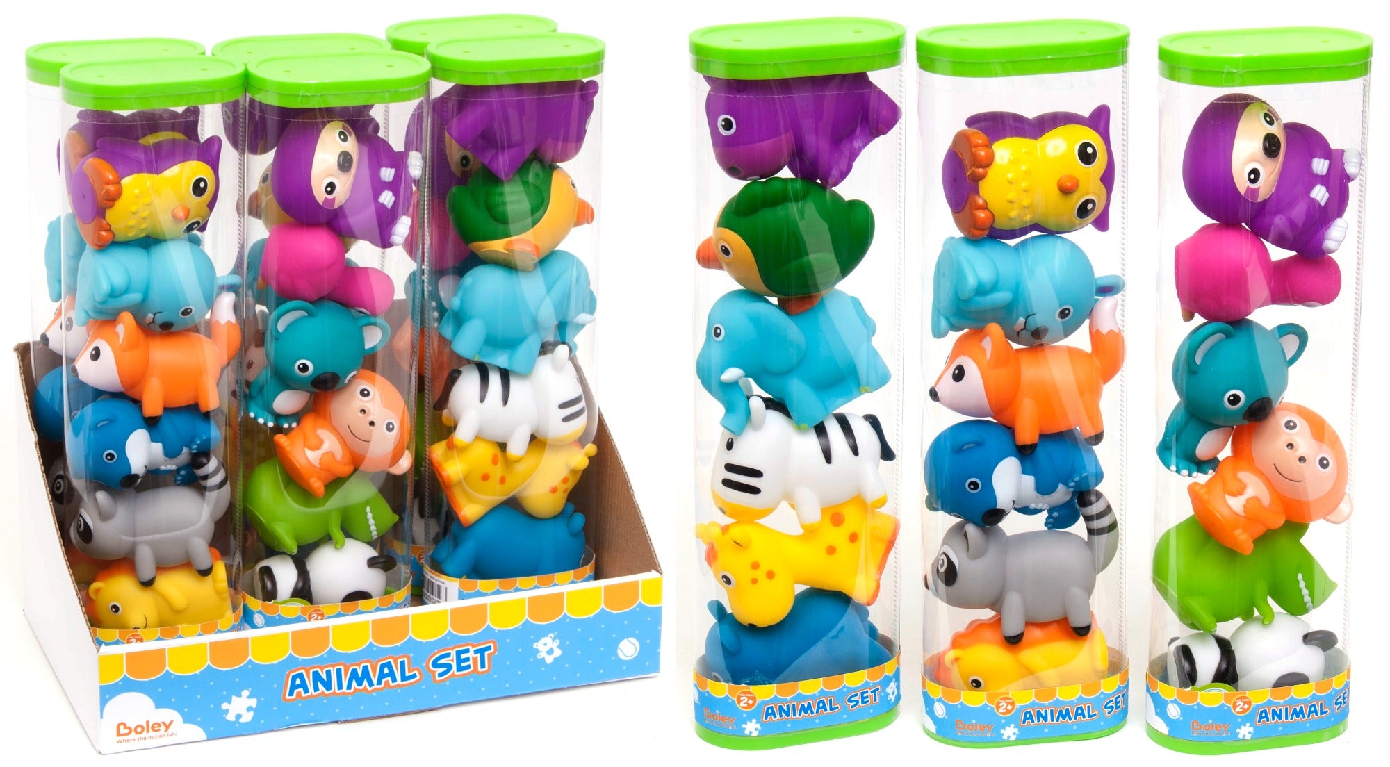 Buy Boley cute animal set 6pc (Sold Separately Subject to Availability) | Yallatoys.com