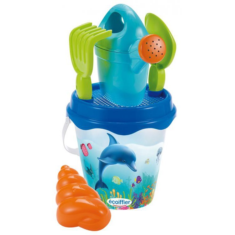 Buy Ecoiffier Beach Bucket 17cm Dolphin Accessories | Yallatoys.com