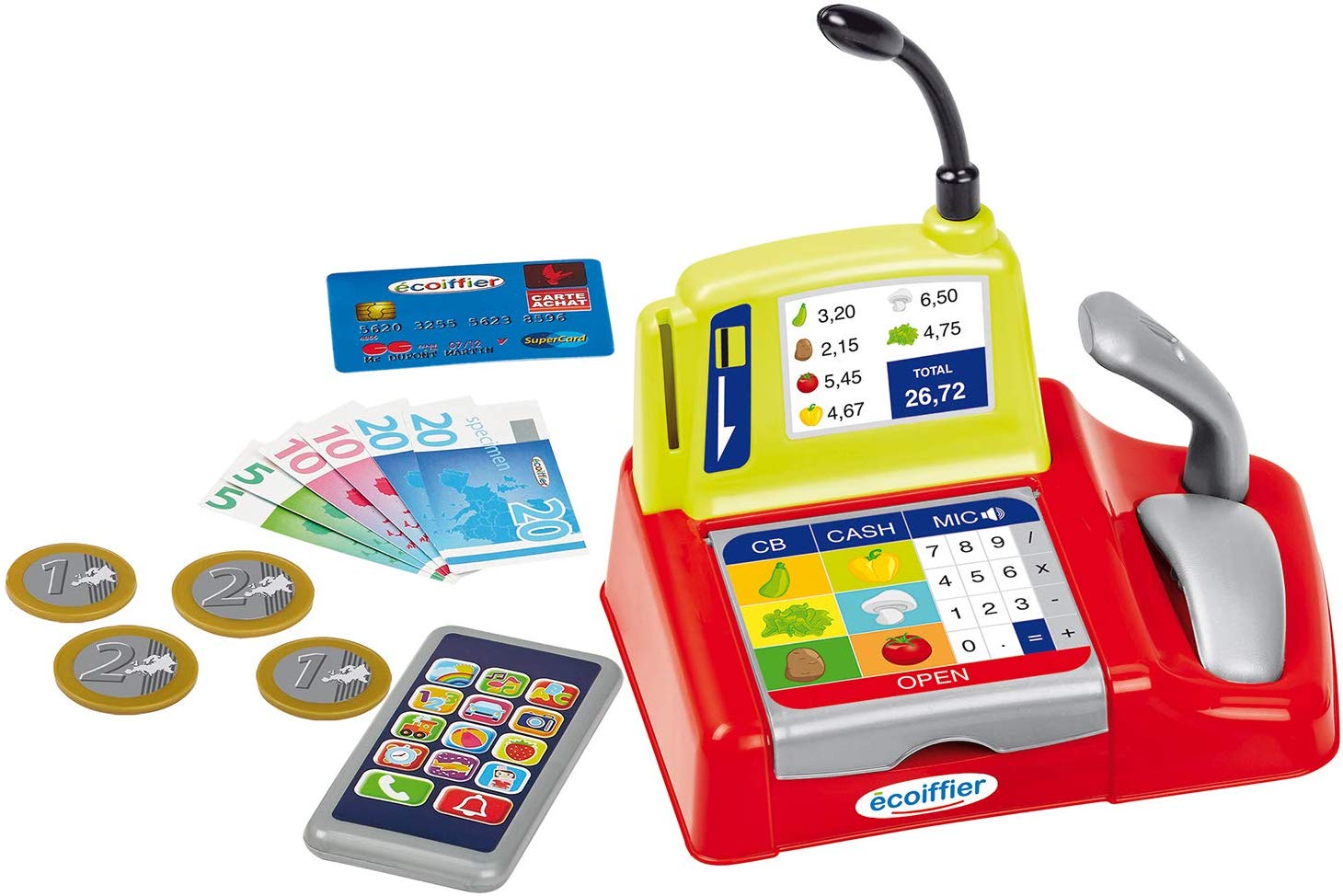 Buy Ecoiffier Cash Register with Smartphone | Yallatoys.com