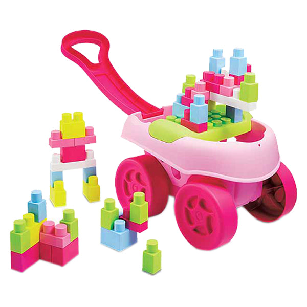 Buy Ecoiffier Maxi Abrick 40 Pcs Pink Trolle | Yallatoys.com