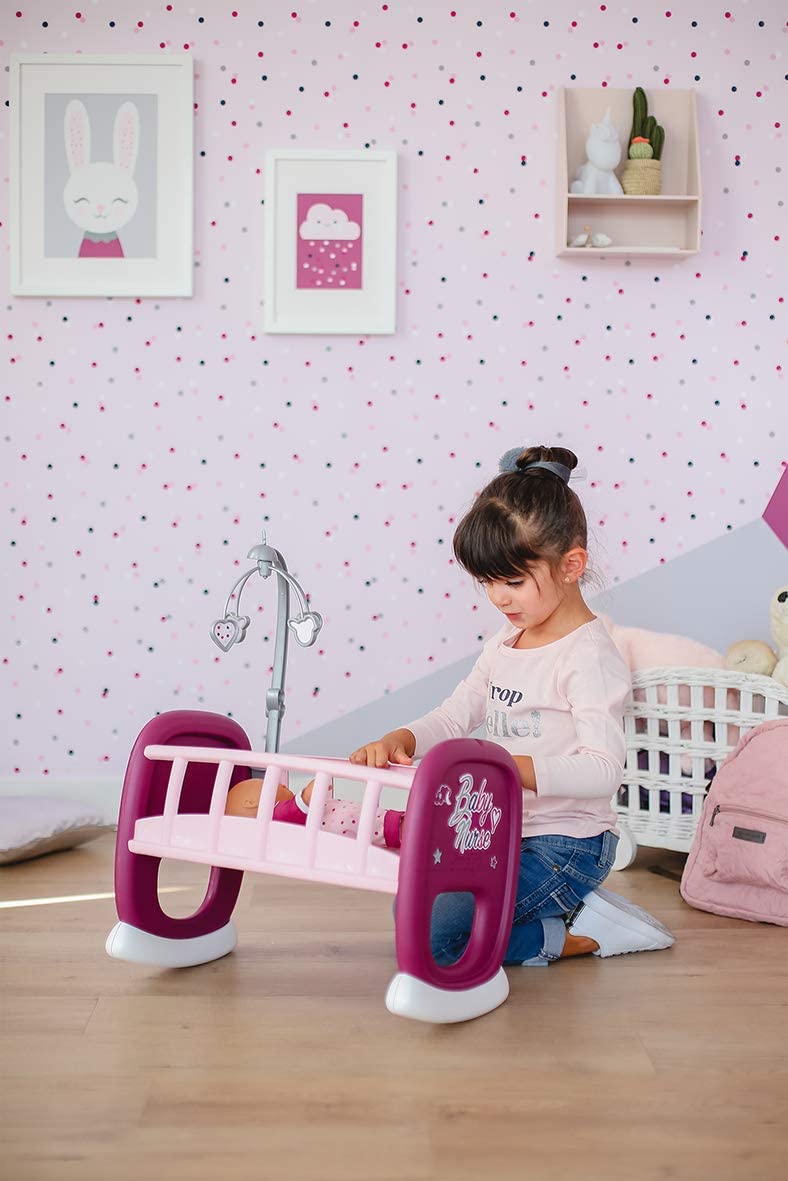 Buy Smoby Baby Nurse Baby Cot | Yallatoys.com