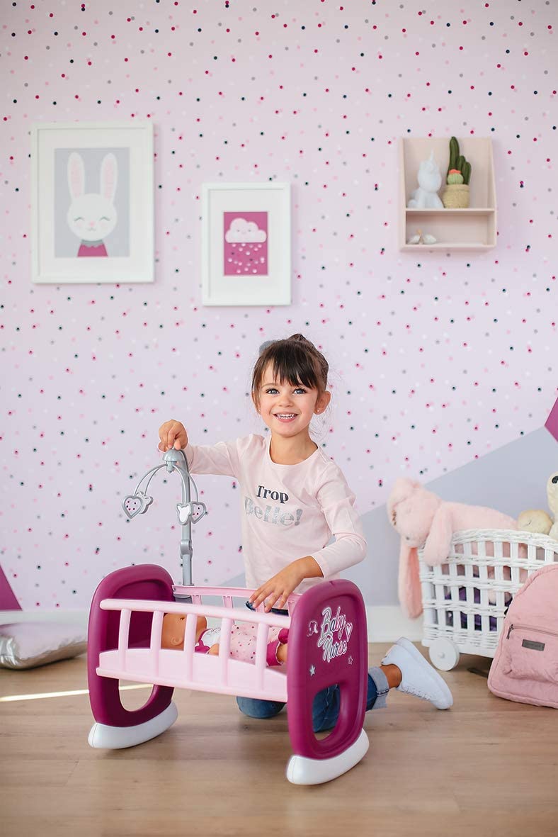 Buy Smoby Baby Nurse Baby Cot | Yallatoys.com