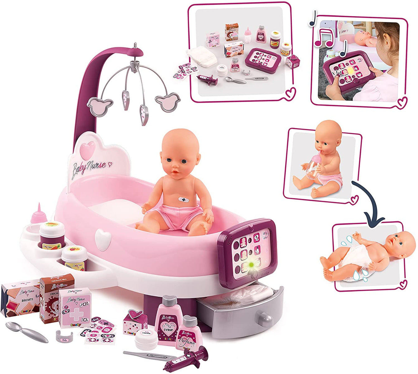 Buy Simba Baby Nurse Nursery Electronic with Doll | Yallatoys.com