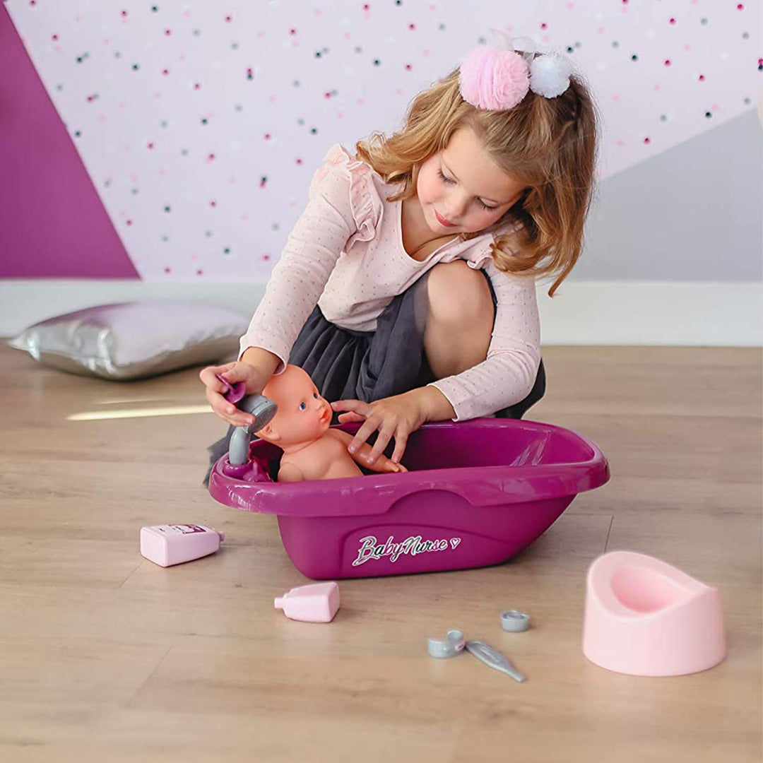 Buy Smoby Baby Nurse Bath Set And Accessories For Dolls | Yallatoys.com