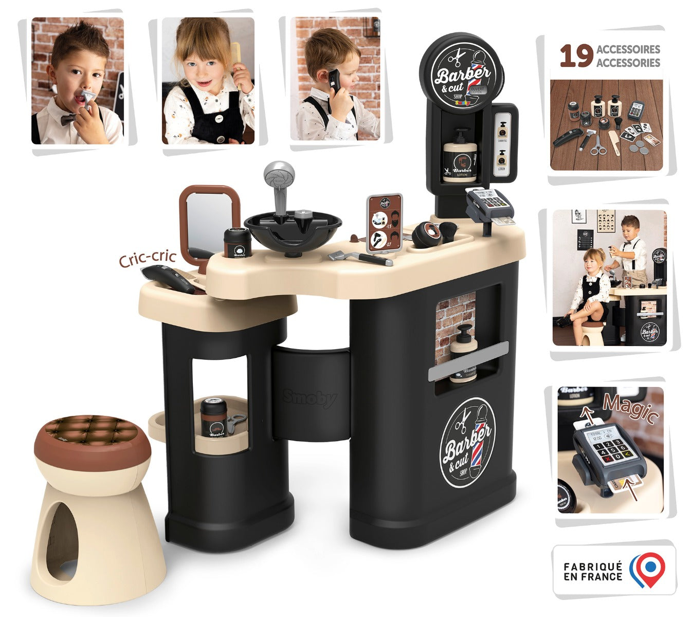 Buy Smoby Barber And Cut Barber Shop | Yallatoys.com