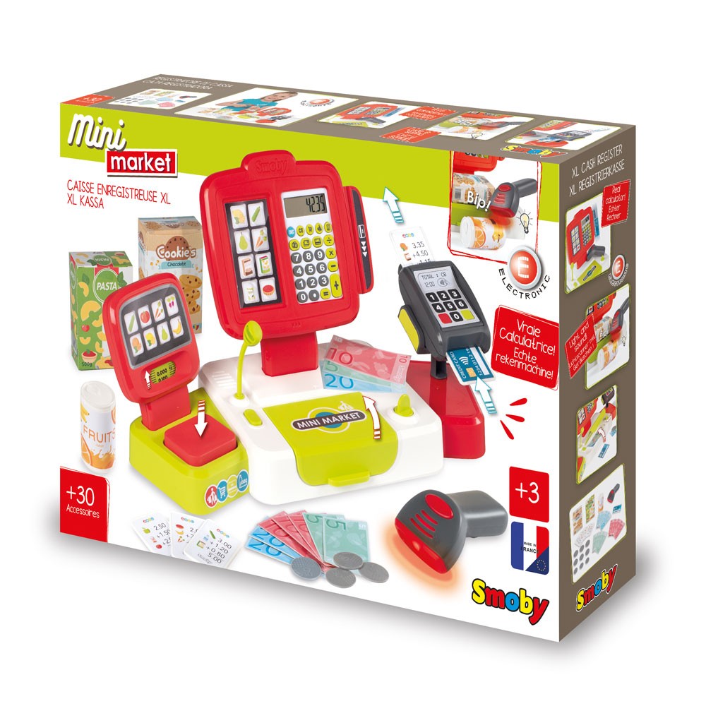 Buy SMOBY BIG CASH REGISTER RED | Yallatoys.com