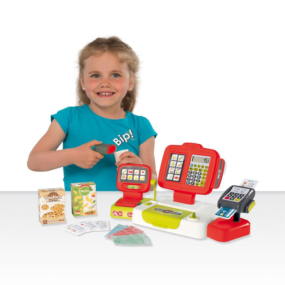 Buy SMOBY BIG CASH REGISTER RED | Yallatoys.com