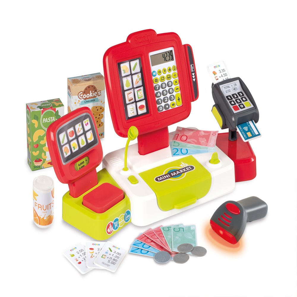 Buy SMOBY BIG CASH REGISTER RED | Yallatoys.com