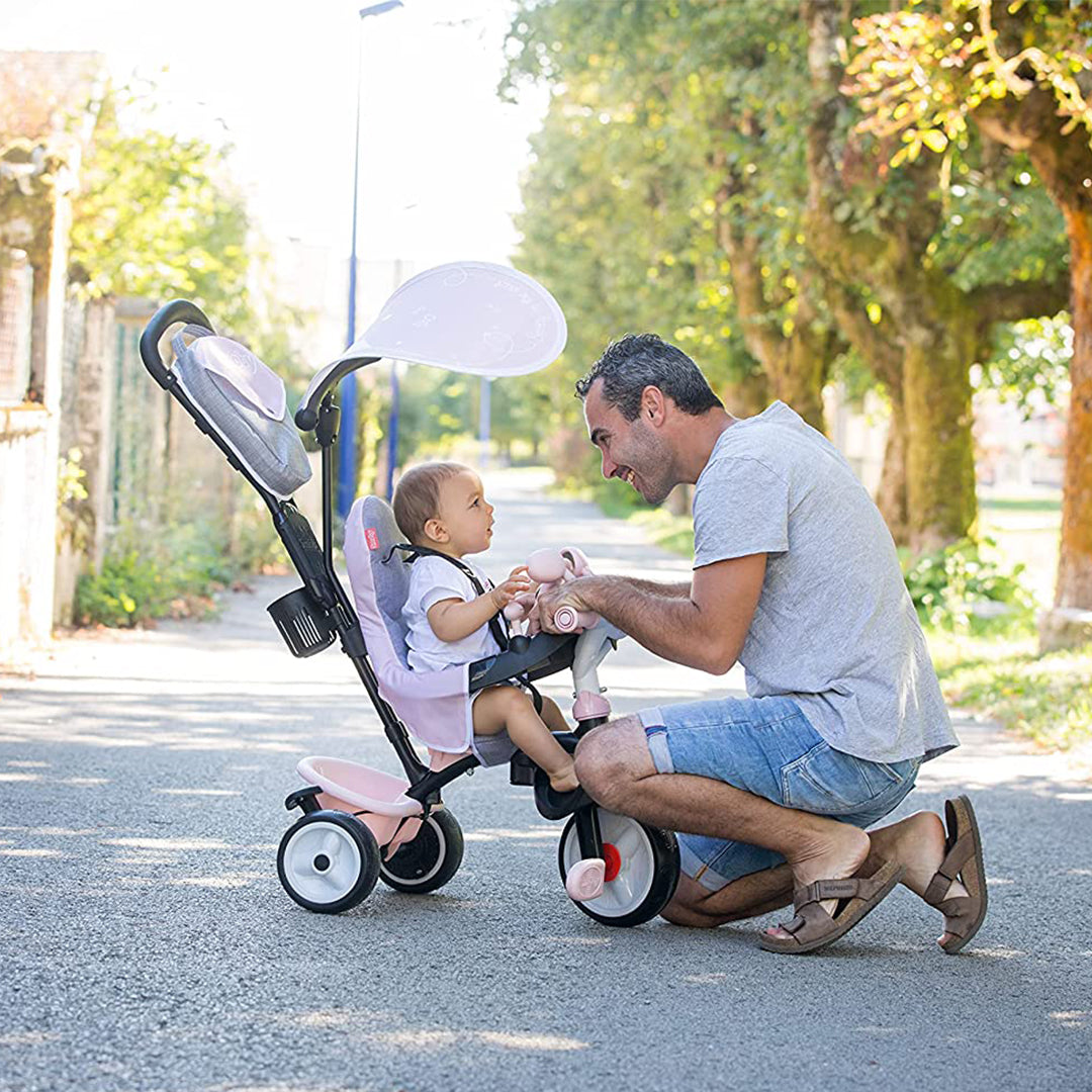Buy Smoby Tricycle Baby Driver Plus Pink | Yallatoys.com