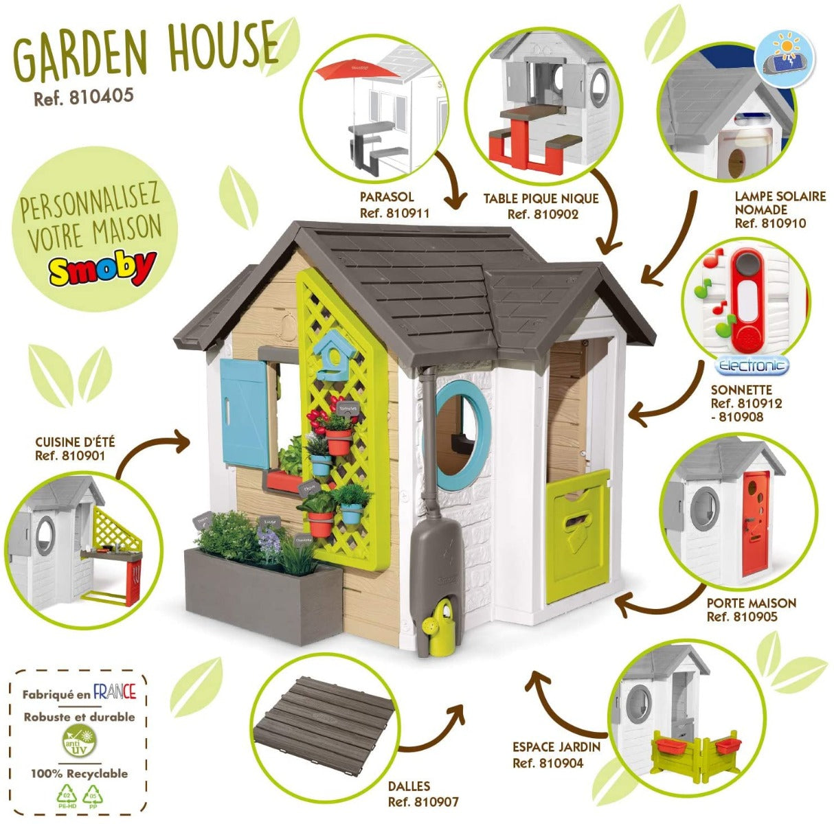Buy Smoby Kids Garden Playhouse | Yallatoys.com