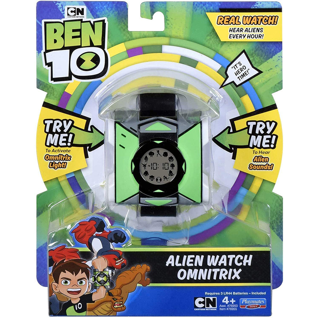 Buy Ben 10 Alien Watch Omnitrix-Real Watch Plus Lights & Sound | Yallatoys.com