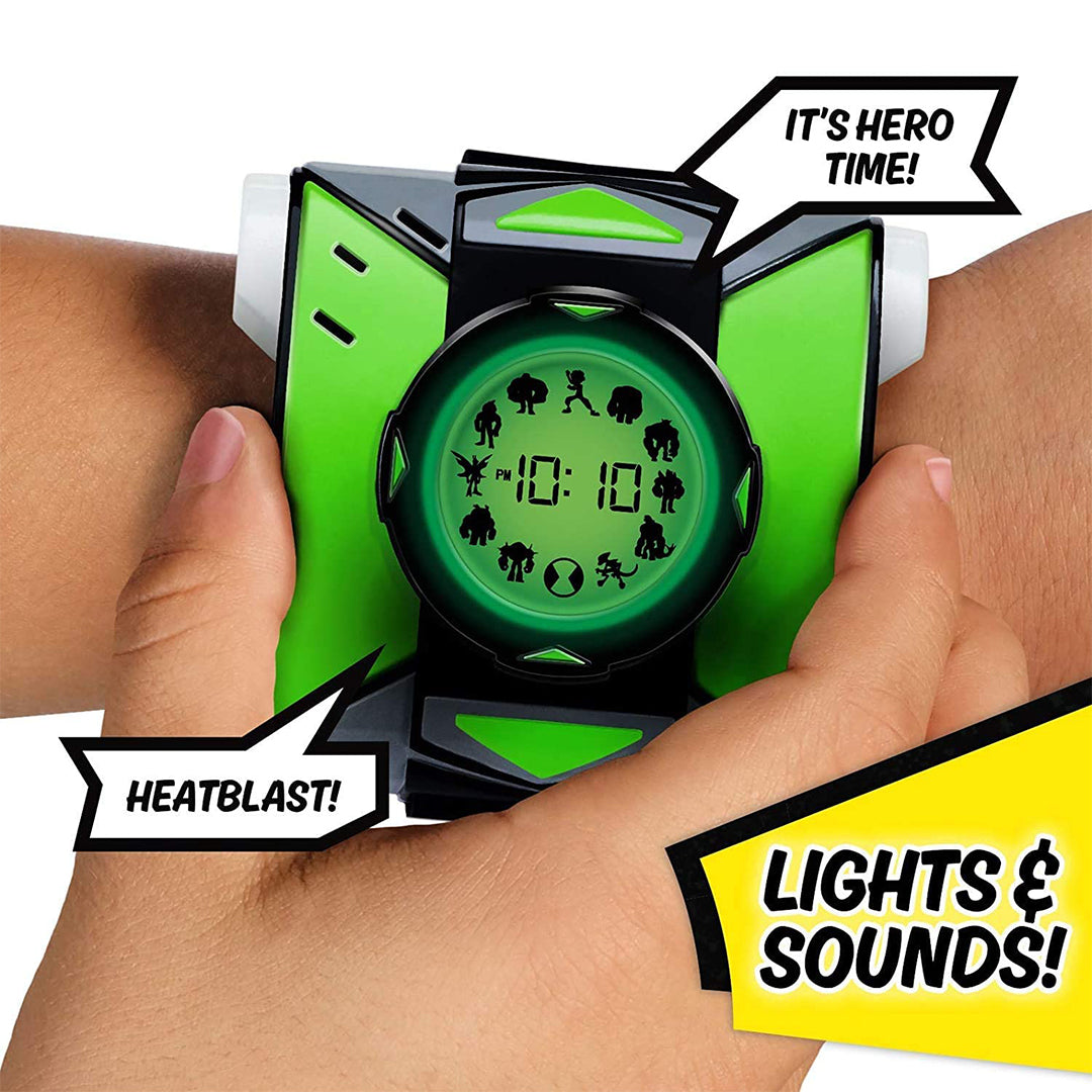 Buy Ben 10 Alien Watch Omnitrix-Real Watch Plus Lights & Sound | Yallatoys.com