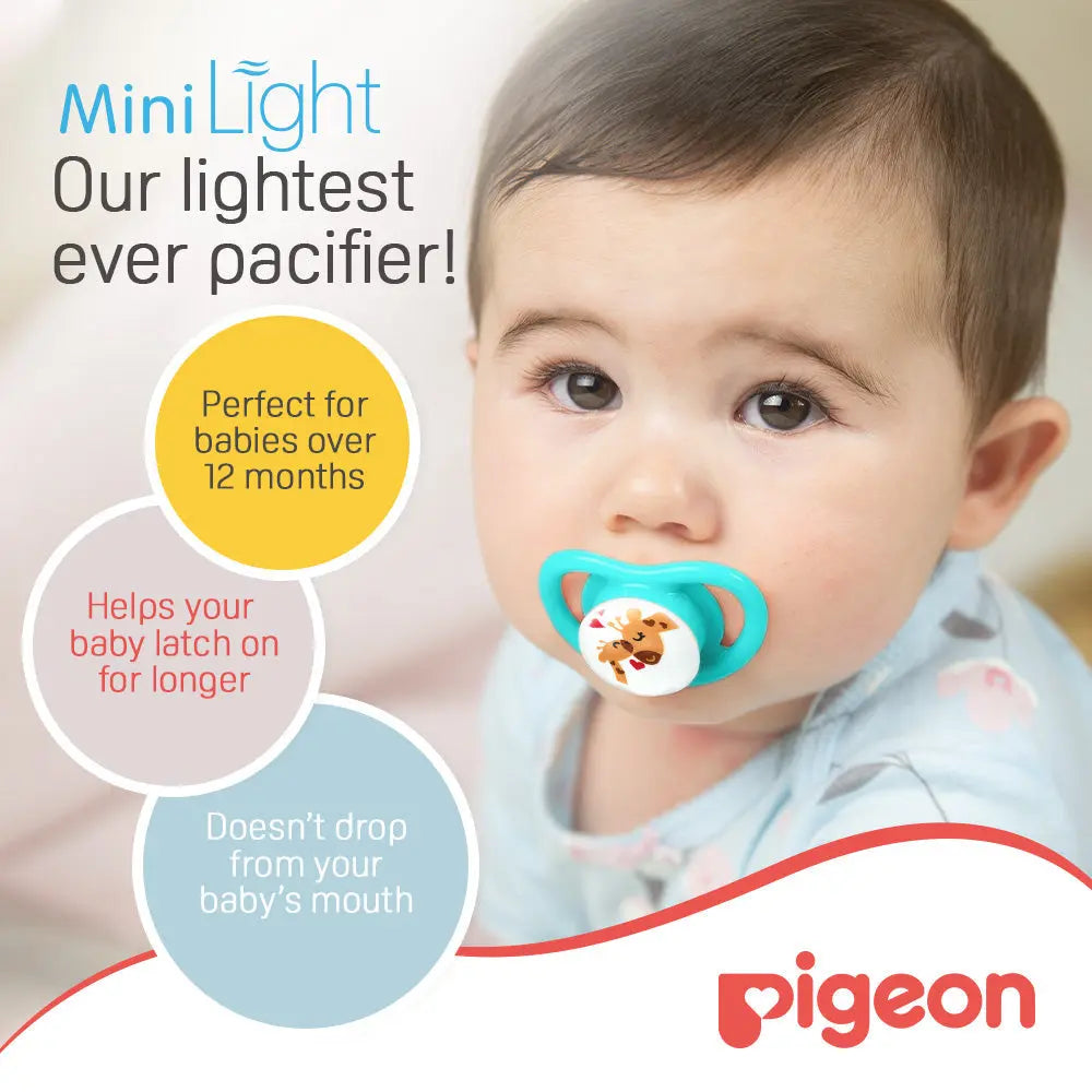 Pigeon Minilight Pacifier Double L  Girl Ice Cream & Giraffe Pigeon Yallatoys