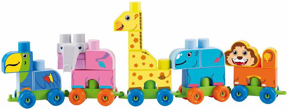 Buy Ecoiffier Abrick Maxi Animal Train 42pcs | Yallatoys.com