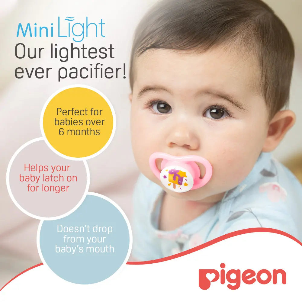 Pigeon Minilight Pacifier Single M  Girl Ice Cream Pigeon Yallatoys