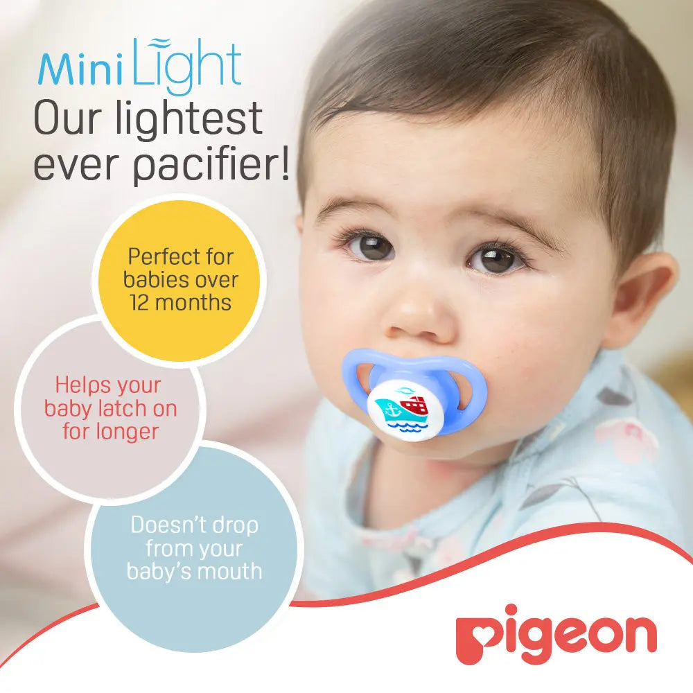 Pigeon Minilight Pacifier Single L  Boy Ship Pigeon Yallatoys