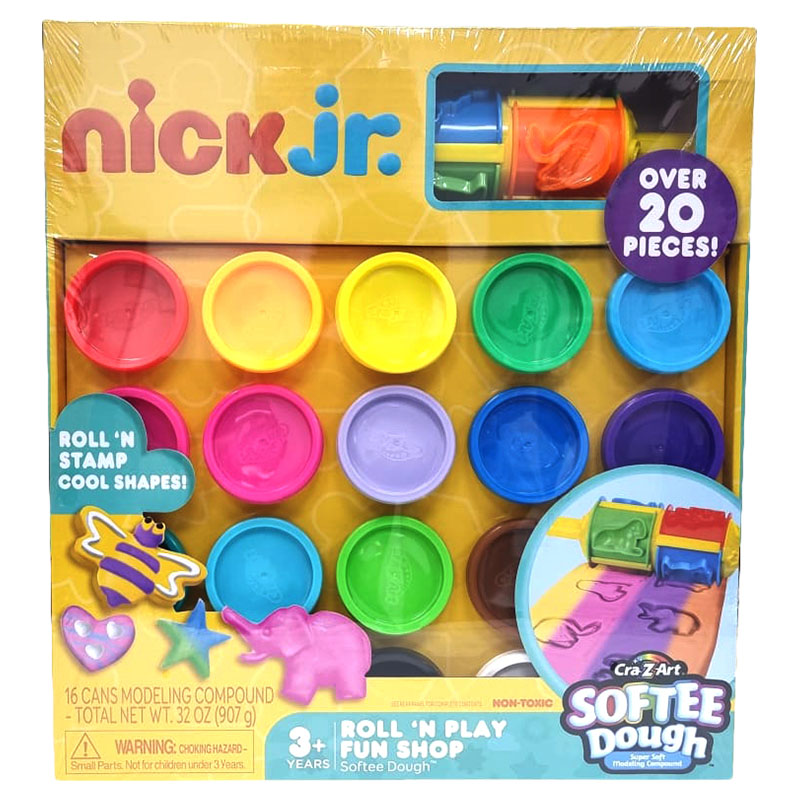 Buy Nick Jr Rainbow Roll N Play Dough Set 20Pcs | Yallatoys.com