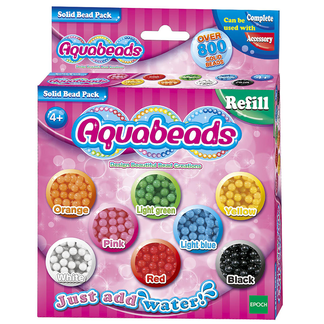 Buy Aquabeads Solid Bead Pack | Yallatoys.com