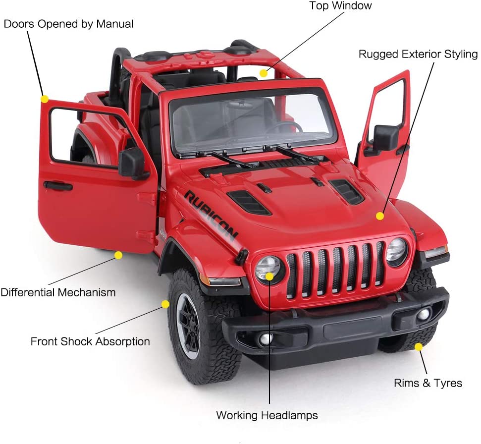 Buy Rastar Remote Control Jeep 18 Roadster Wrangler | Yallatoys.com