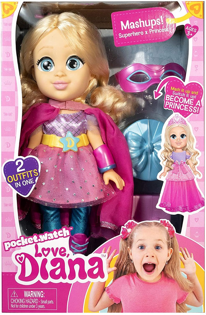 Buy Love Diana 13inch Doll Mashup Princess to Superhero | Yallatoys.com