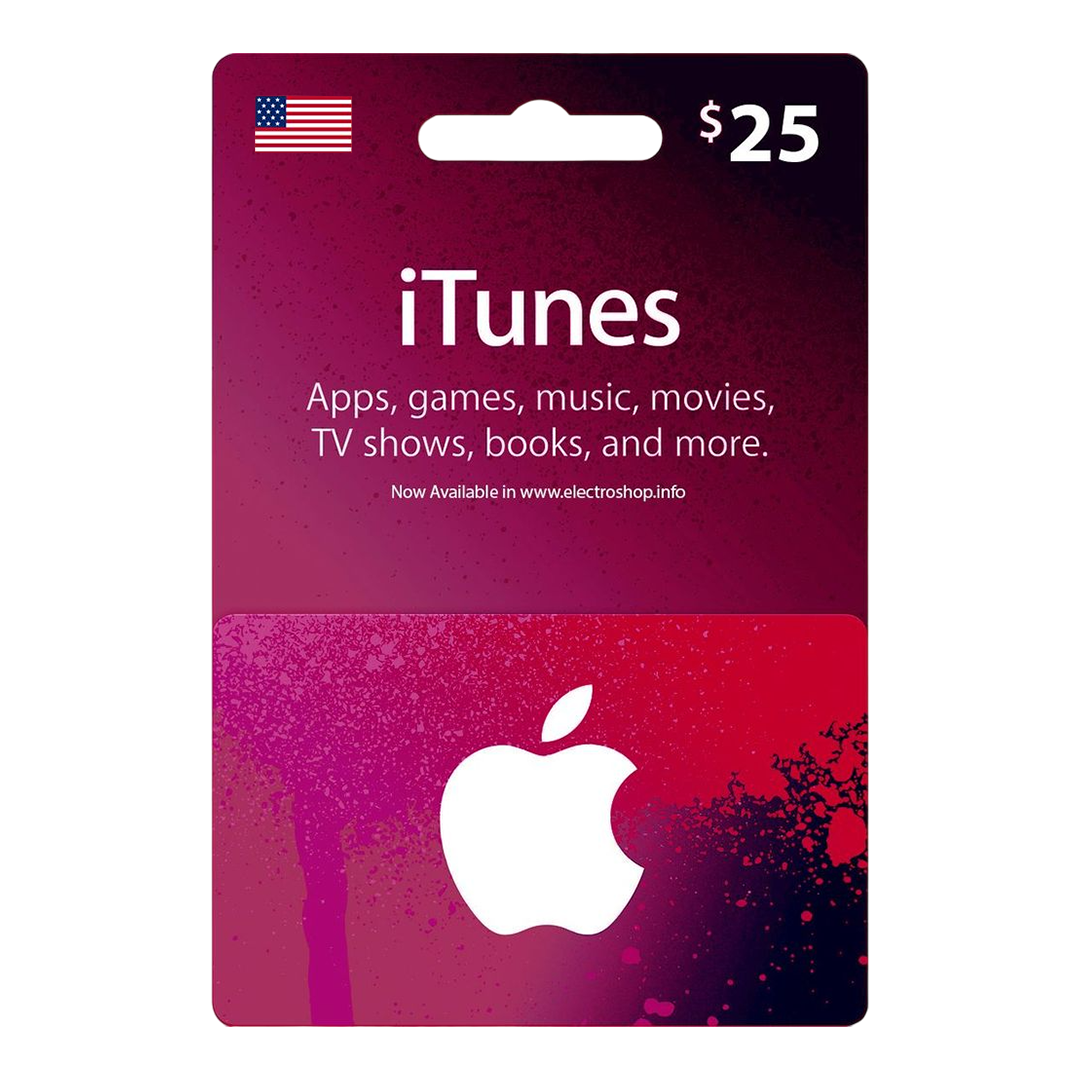 Buy Apple iTunes Gift Card USA Store 25$  | Yallatoys.com