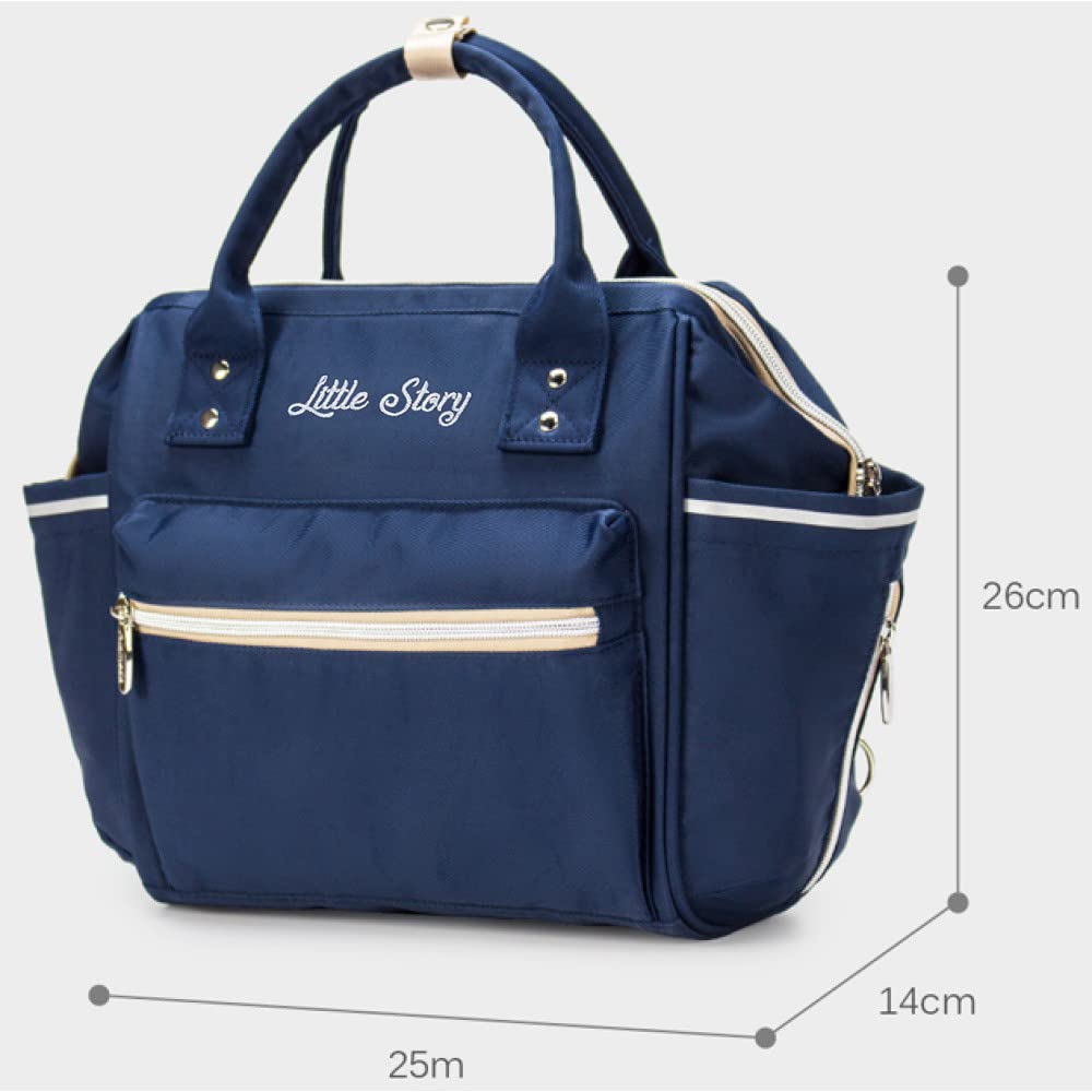 Little Story  Ace Diaper Bag Blue Beige Little Story Yallatoys